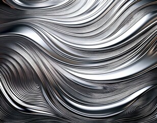 銀の波紋テクスチャ背景