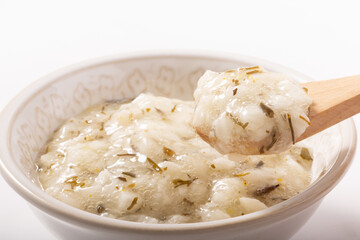 アカモク長いも