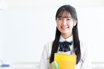 高校生のポートレート