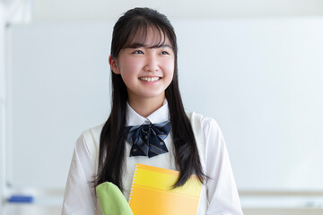 高校生のポートレート