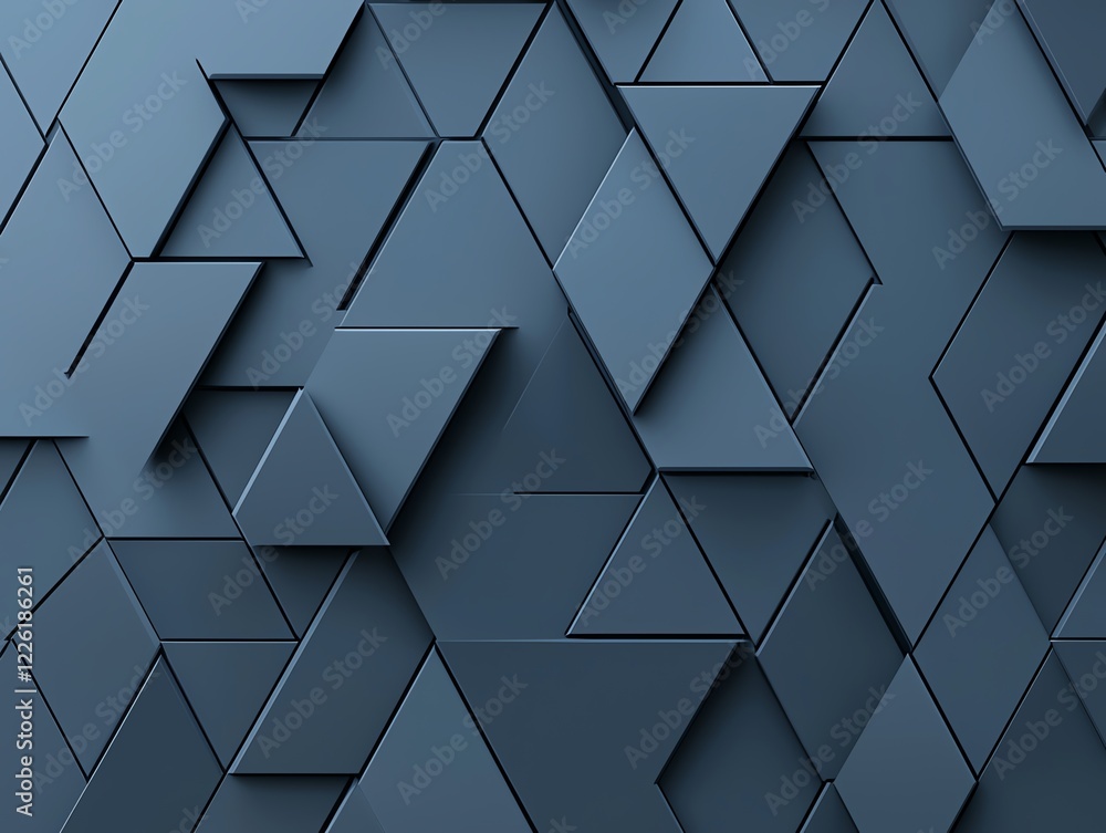Poster a seamless pattern of geometric shapes arranged in a modern style. the use of varying angles and sha
