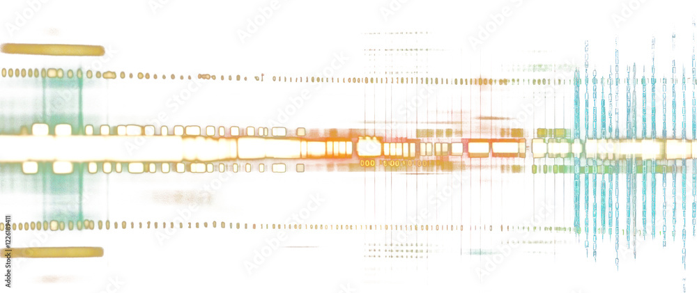 Poster png a single futuristic coding element futuristic art technology.