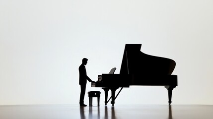 person playing piano