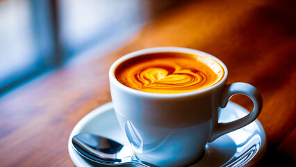 Obraz premium Specialty Coffee Cup with Delicate Foam