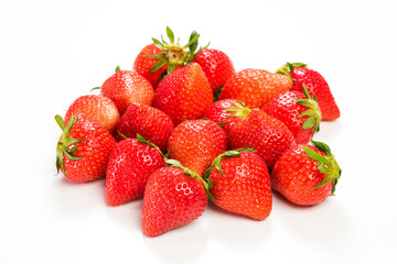 真っ赤に熟した苺