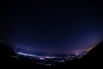 阿蘇大観峰の星空