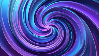 Obraz premium abstract blue purple color mixed vibrant swirling patterns flow and curl circular design background 