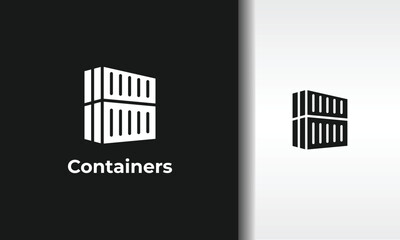 Containers Vector, Icon Or Logo Sign Isolated Symbol Illustration