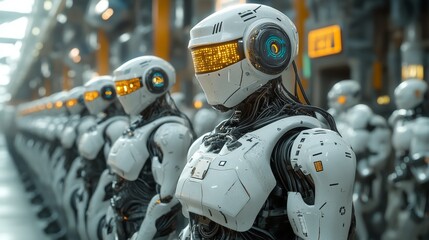 Fototapeta premium Future Robot Corps