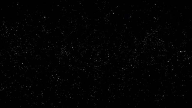 Many small white points resemble stars in dark space. Ideal for backgrounds, astronomy concepts, and effect overlays