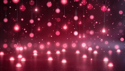 きらめくピンクライト