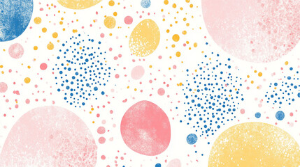  Dotted Grid A White Background with Tiny Pastel Dots in Grid Formation-2