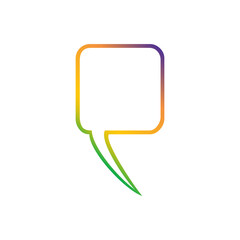 Speech bubble icon