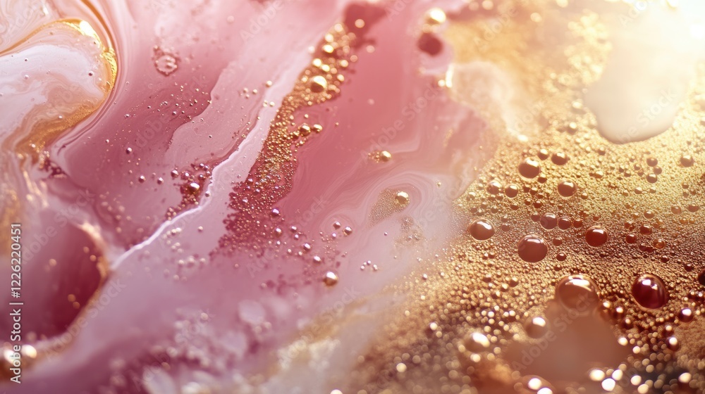 Poster abstract fluid art creation studio setting digital art colorful textures close-up view modern aesthe