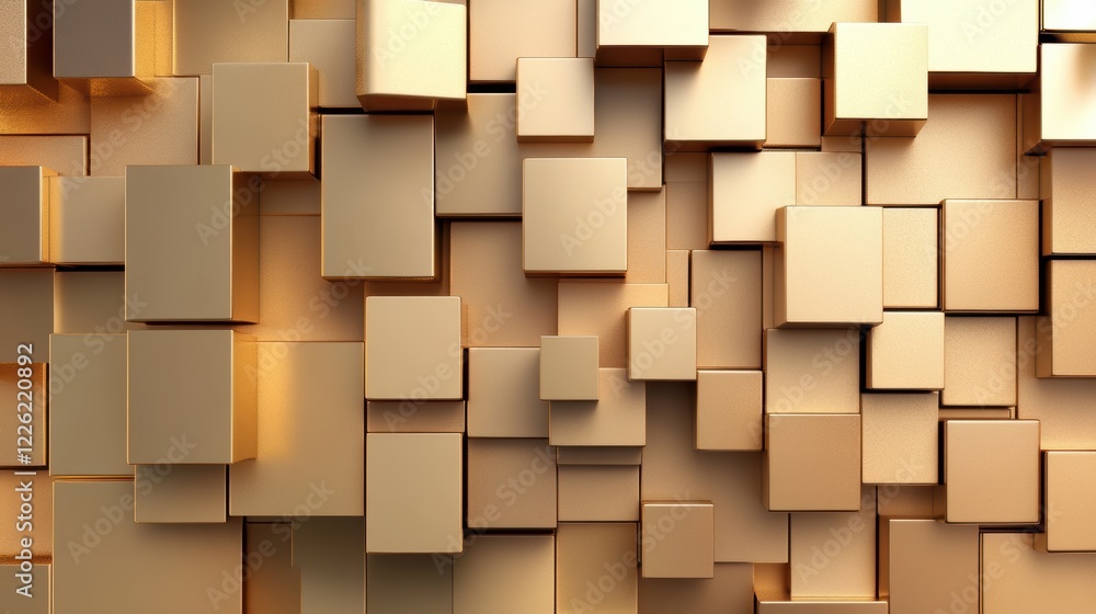Aufkleber dynamic geometric patterns abstract design wall art digital environment close-up view modern aesthet