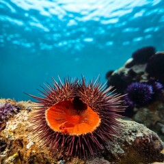 sea urchin in ocean