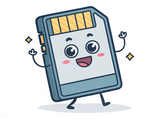 Cartoon micro sd card