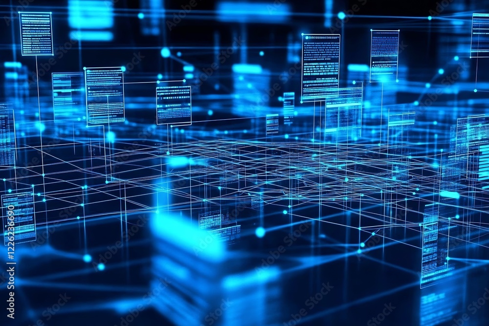 Poster Digital Network Architecture with Streaming Data and Information Systems : Generative AI