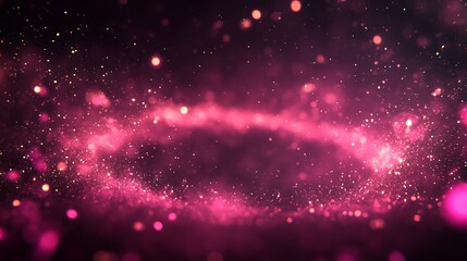 Fototapeta premium Pink Glitter Sparkles Abstract Background Image