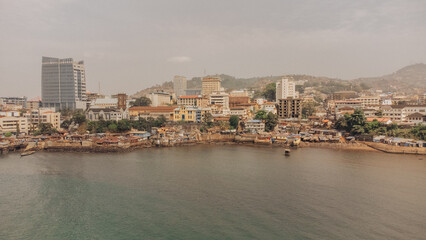 Obraz premium Freetown Coastline