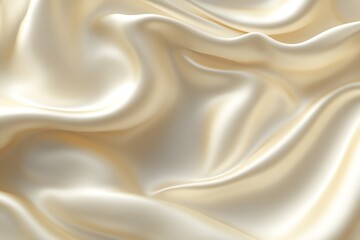 Obraz premium Elegant Pearl Silk Textile with Smooth Folds and Luxurious Shimmering Surface : Generative AI