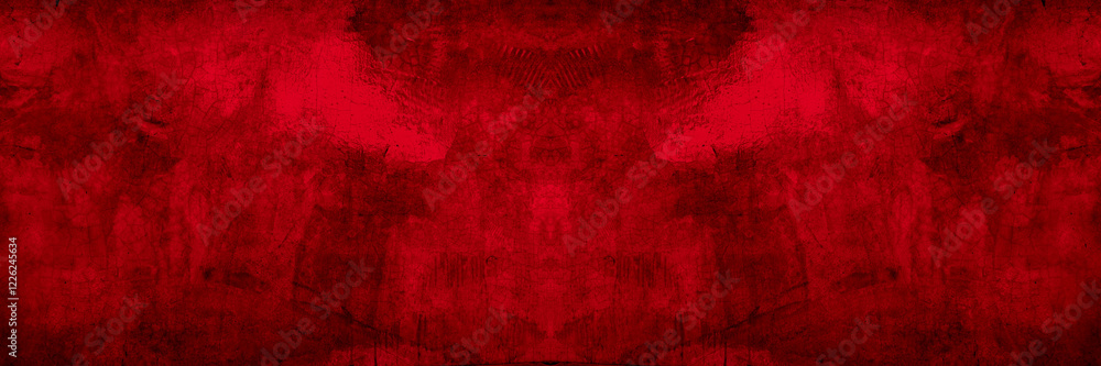 Aufkleber old wall texture cement black red background abstract dark color design are light with white gradien