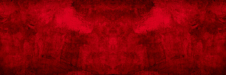 Old wall texture cement black red  background abstract dark color design are light with white gradient background.