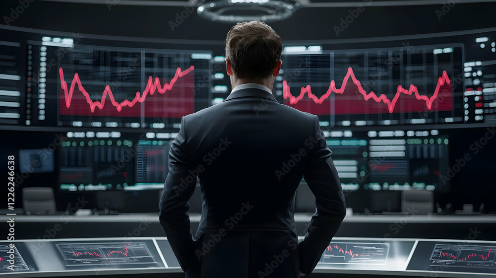 Poster trader analyzing market data on screens (1)