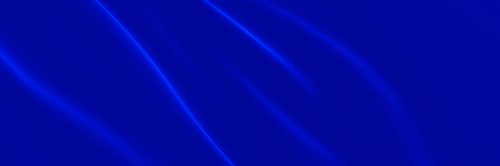 Abstract blue wave background. Wavy cloth