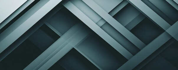 Abstract background with intersecting diagonal shapes, evoking depth and dimension in a minimalist style