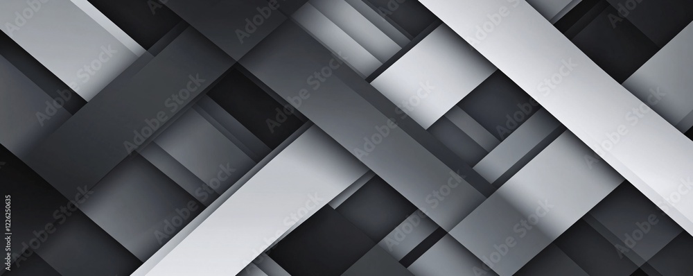 Poster Intersecting lines form a modern abstract geometric background design