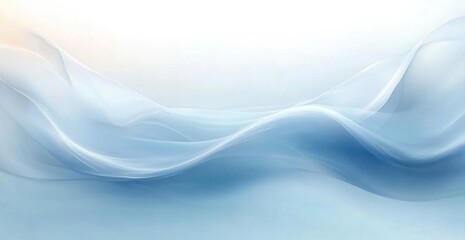 Translucent Wave Background Ethereal Design Minimalism Cool Color Palette High-Key Lighting Abstract Art