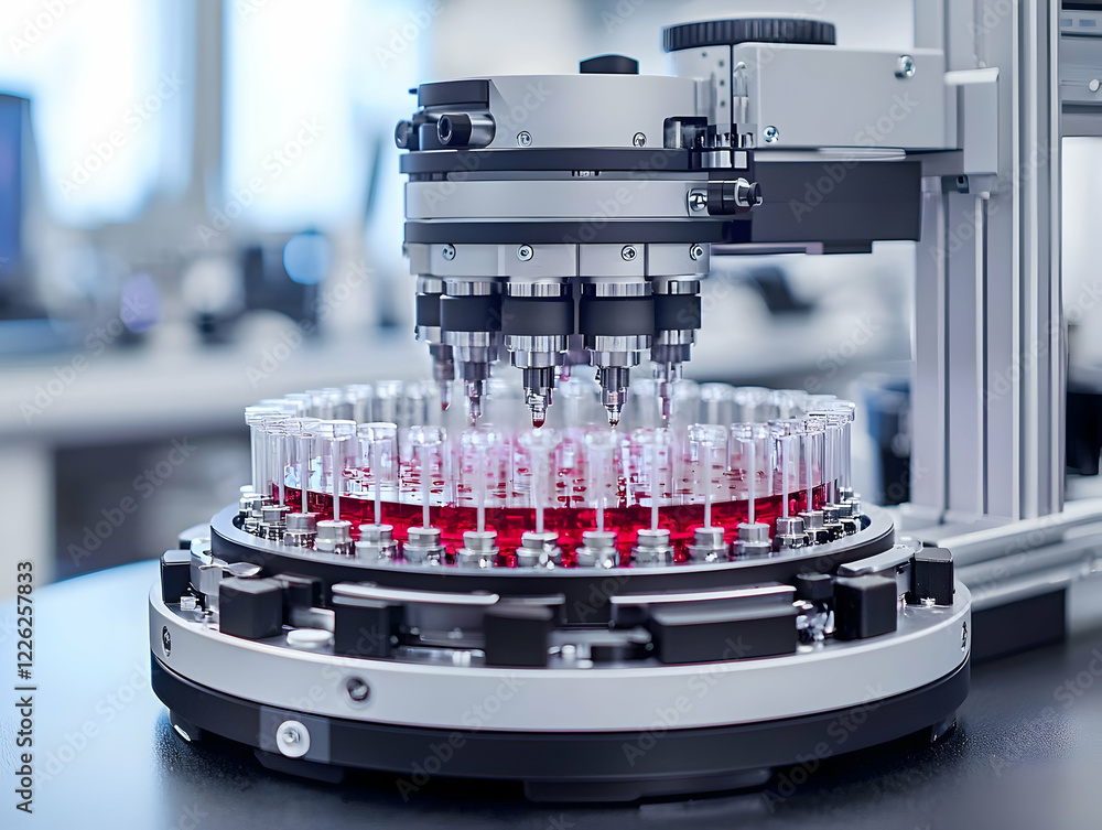 Poster automated lab liquid handling
