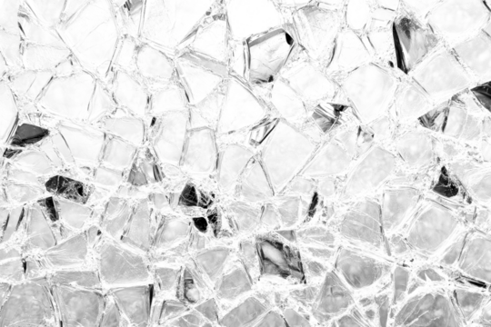 PNG Cracked glass shattered pattern texture. - Powered by Adobe