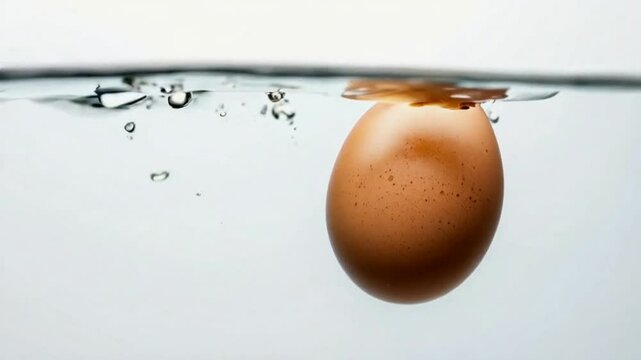 Egg uder water. Fresh, nutritious, and versatile. Perfect for baking, cooking, or a quick snack. High in protein. Farm-fresh quality. Deliciously satisfying. Farm-fresh eggs concept.