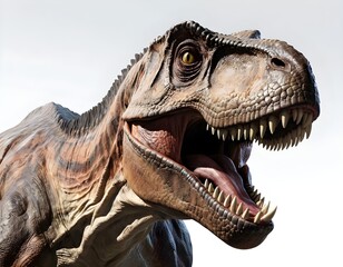 Obraz premium An extreme close-up view of dinosaurs