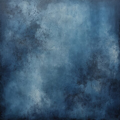 Obraz premium Abstract deep blue background textures featuring grainy effects, scratched surfaces, and artistic gradients. The design blends urban aesthetics, seamless patterns, and calm yet mysterious marine.