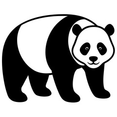 panda bear illustration © Dipongkar Kumar 