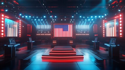 American Patriotism: A Futuristic Stage Design
