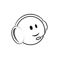 Contact Icon. Personal Symbol - Vector. 
