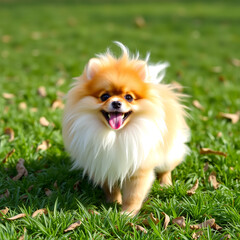ポメラニアン　Pomeranian　GenerativeAI
