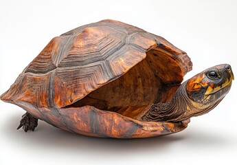 Realistic turtle sculpture with intricate detailing showcasing vibrant colors and textures, perfect for art enthusiasts and nature lovers alike