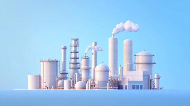 Modern Industrial Plant