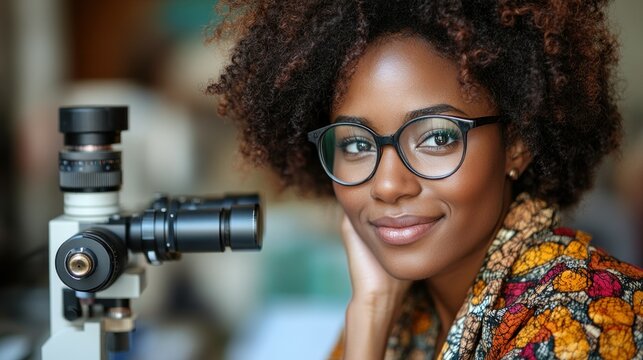Portrait of a Confident Young Scientist