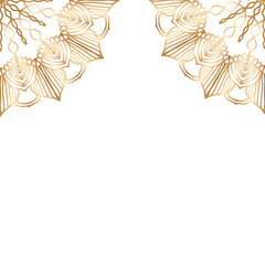 Fototapeta premium Islamic greeting card with ramadan kareem and islamic ornament mosque vector design background