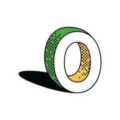 Cartoon Alphabet and Number Vector Text Effect Elements