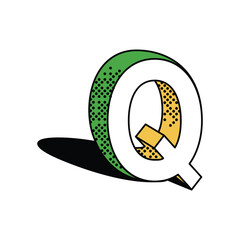 Cartoon Alphabet and Number Vector Text Effect Elements