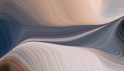 abstract moving designed horizontal header with silver, dark slate gray and tan colors. fluid curved lines with dynamic flowing waves and curves new