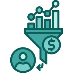 Conversion Rate solid icon