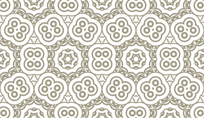 seamless geometric pattern. modern ornament. vector illustration. design for fashion, interior, background